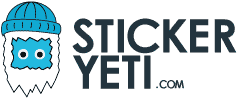Sticker yeti